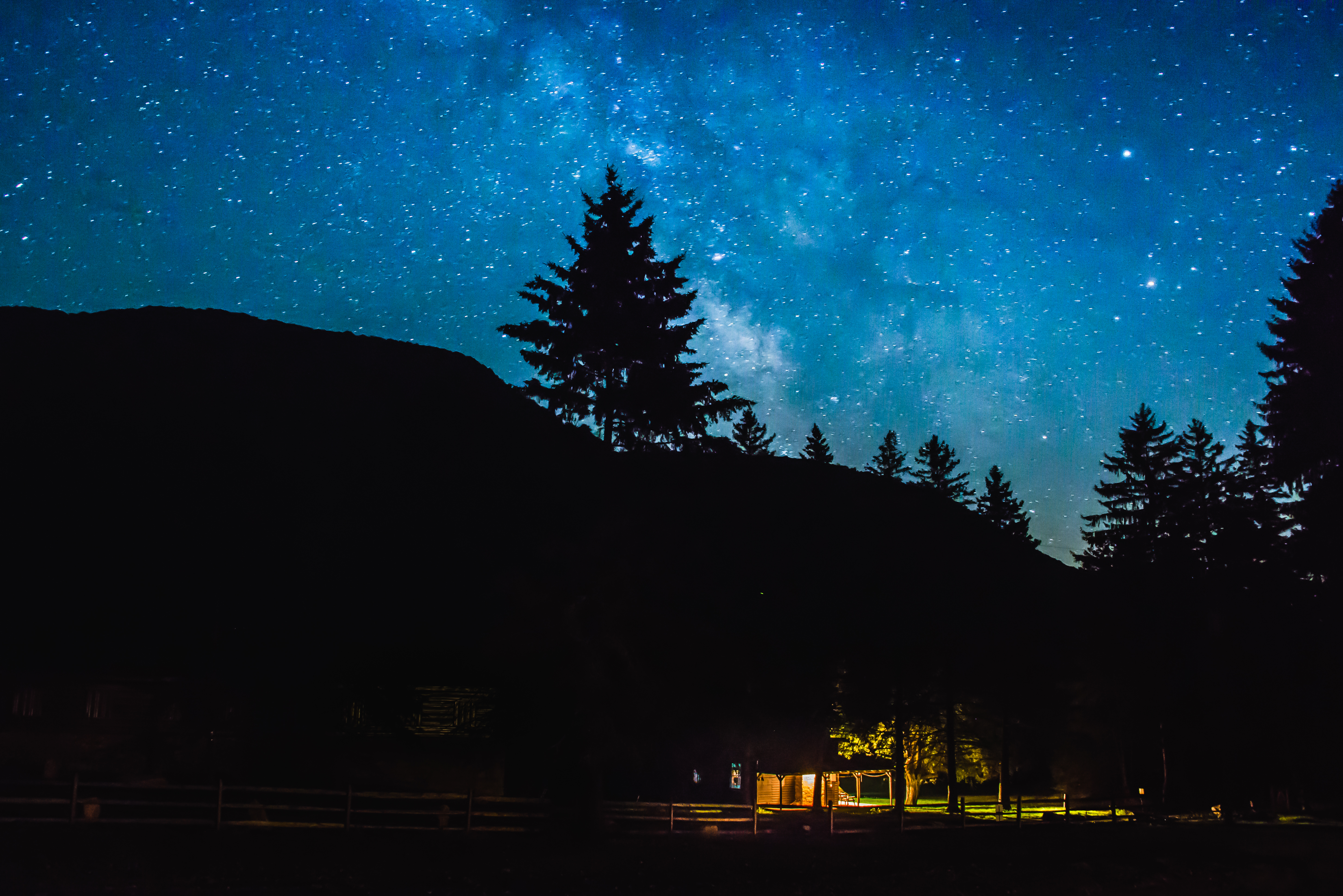  Night Sky at Camp Elk Tannery