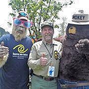 Speaker with Bigfoot and Smokey