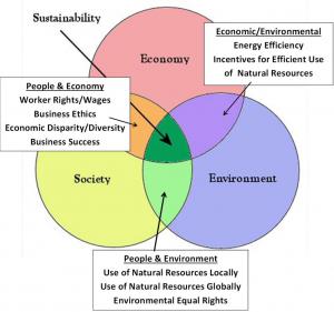 What goes around comes around. The Sustainability model in