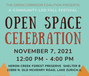 Open Space Celebration November 7th from 12-4 pm