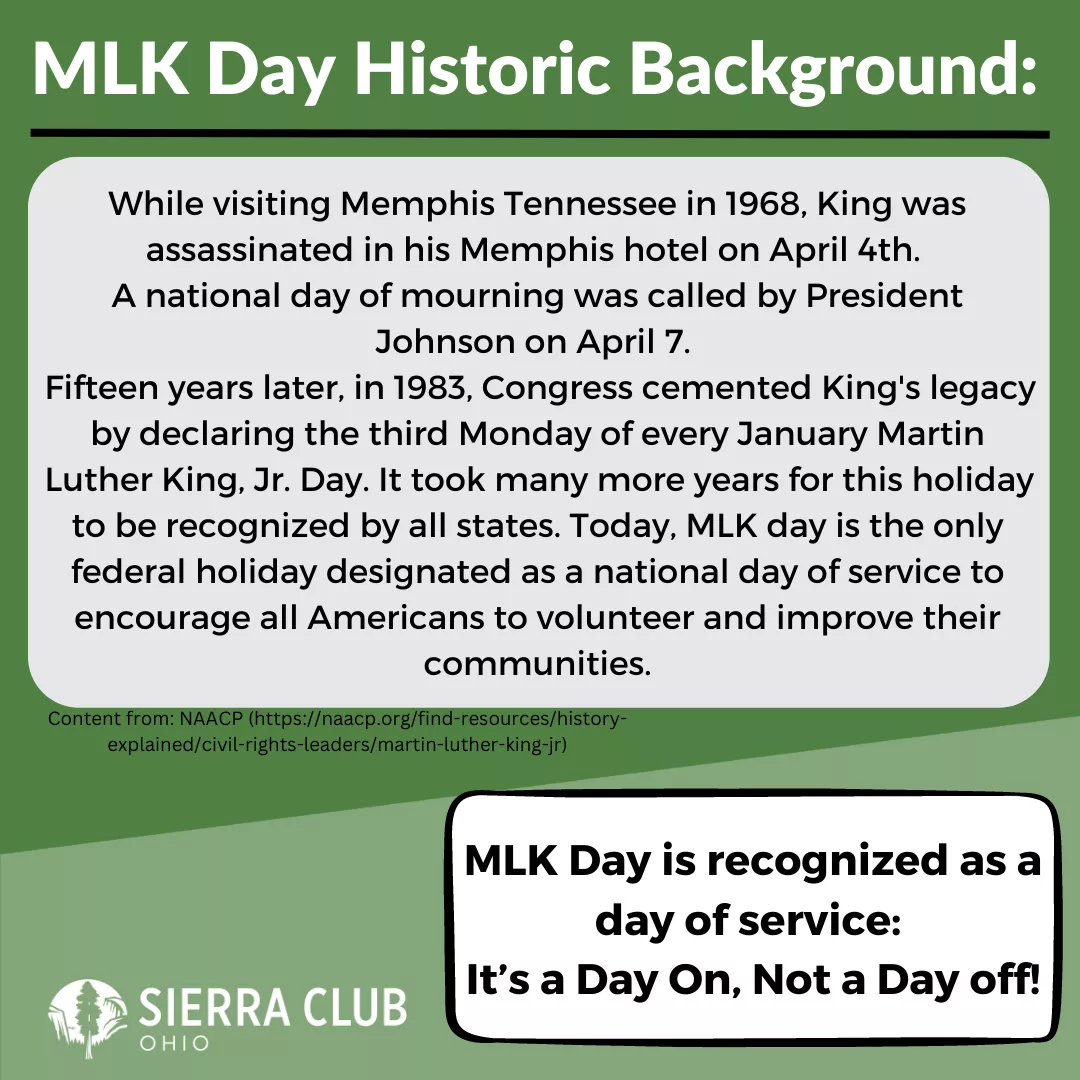 MLK Day Historic Background