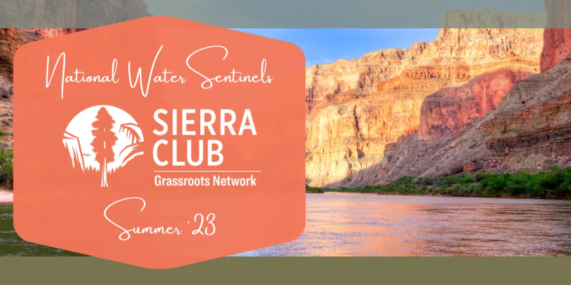 Sierra Club Water Sentinels Newsletter Header Summer 2023