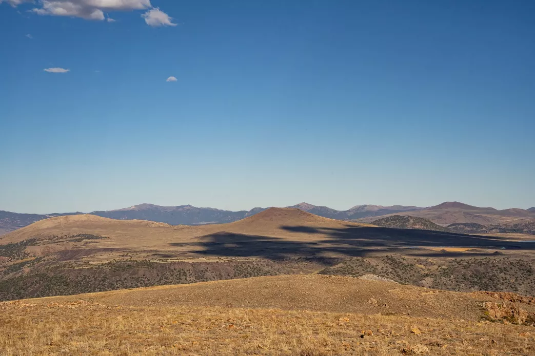 Sweeping landscape view