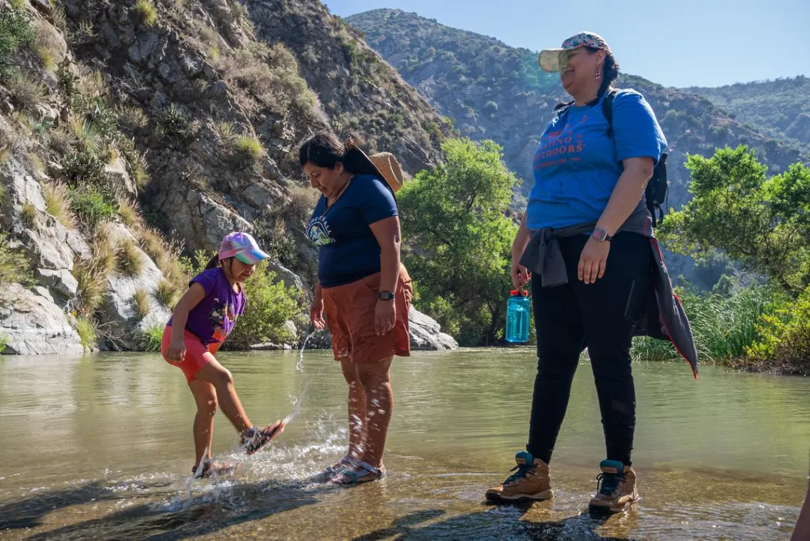 Latino Heritage Month outing event Los Angeles celebrating the wins of the coalition and calling on the Harris-Biden Administration to expand the San Gabriel Mountains National Monument