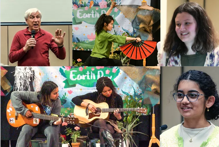 Images from Earth Day 2024 montage
