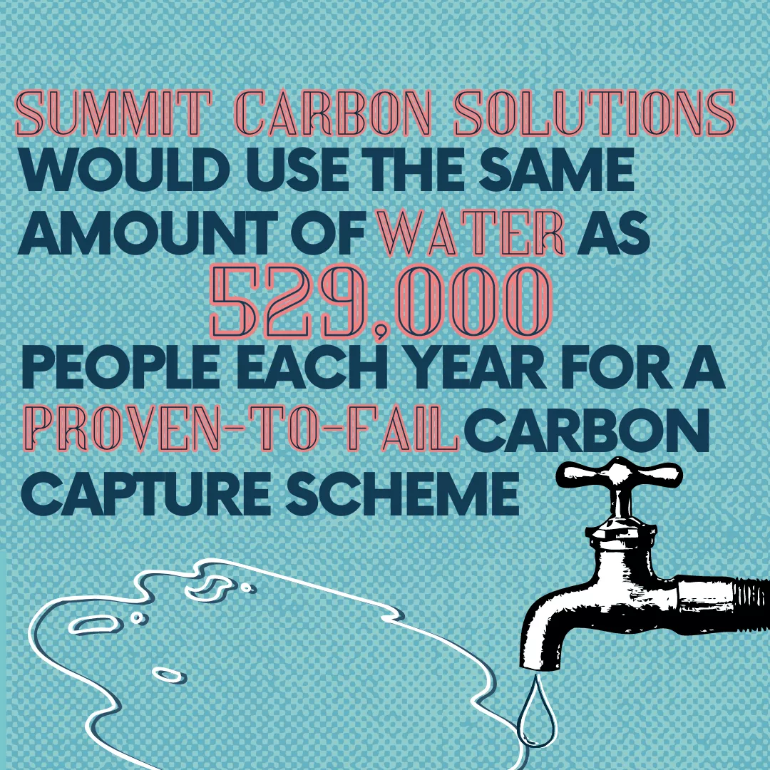 Summit would use the same amount of water as 529,000 people each year