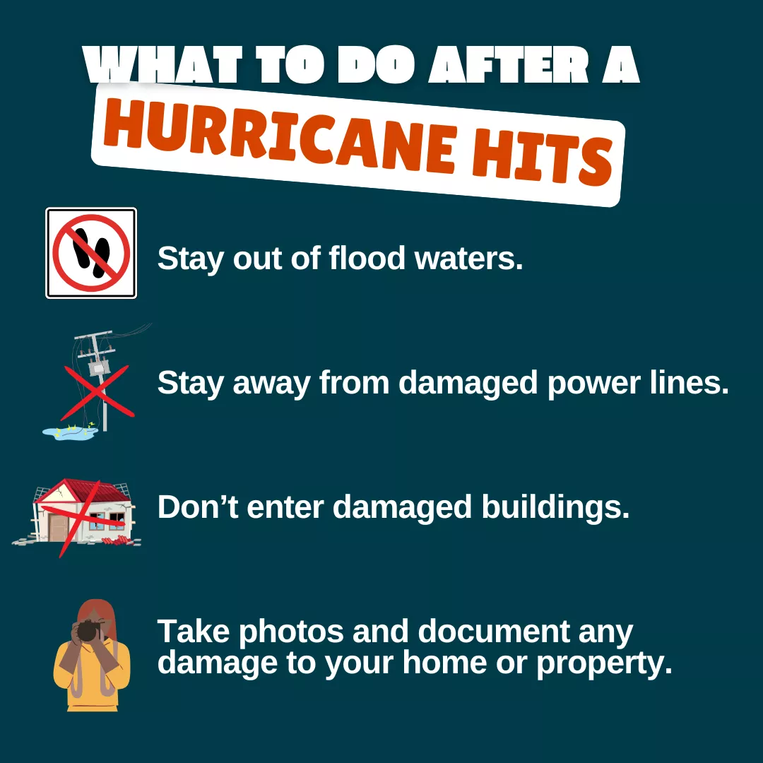 What to do if a hurricane hits