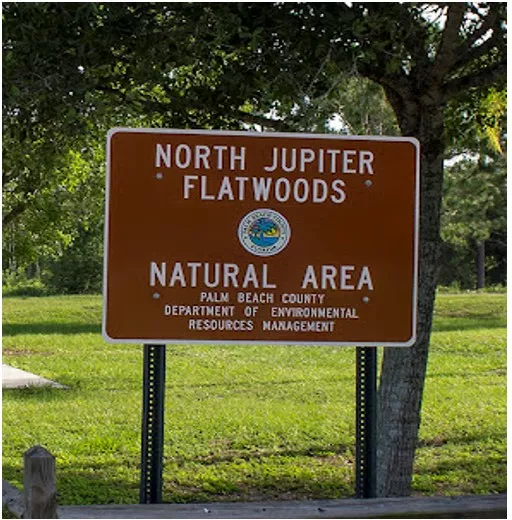 north jupiter flatwoods sign