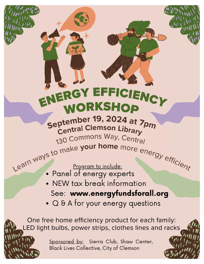 Energy Efficiency Workshop flyer