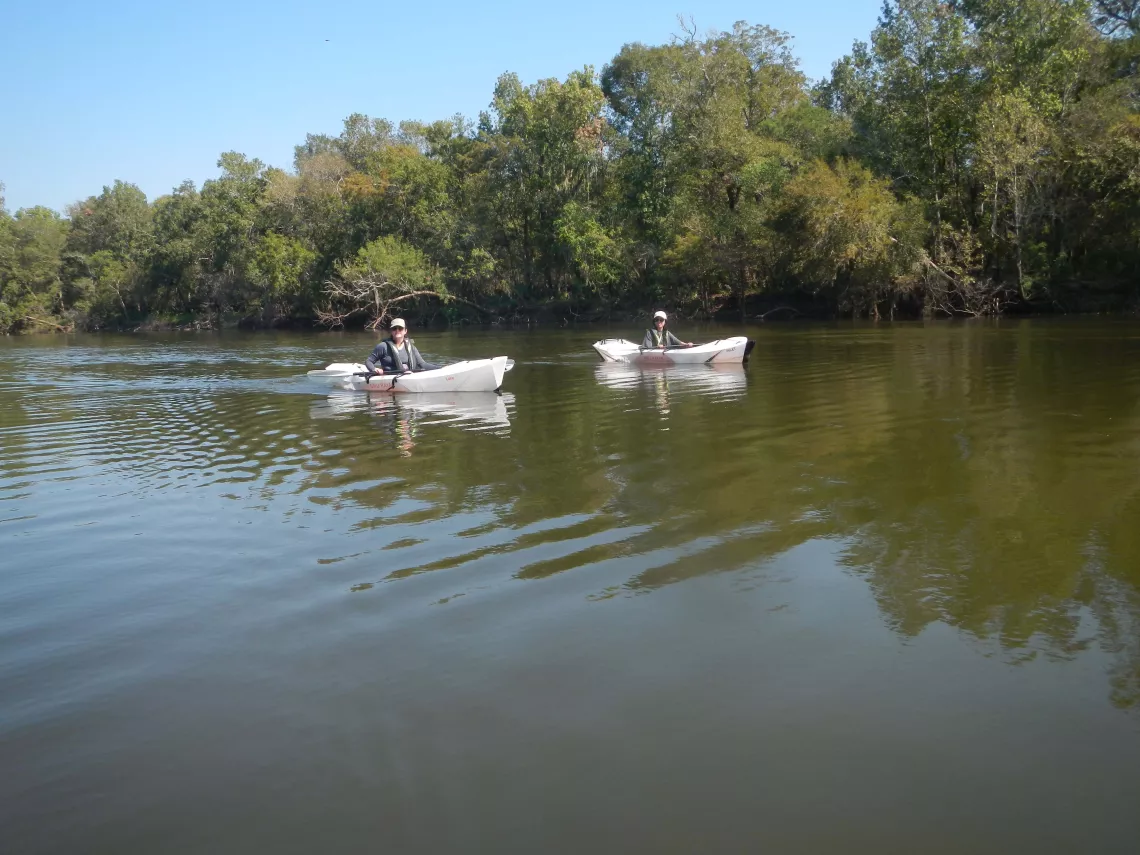 ORU Kayaks on Parade