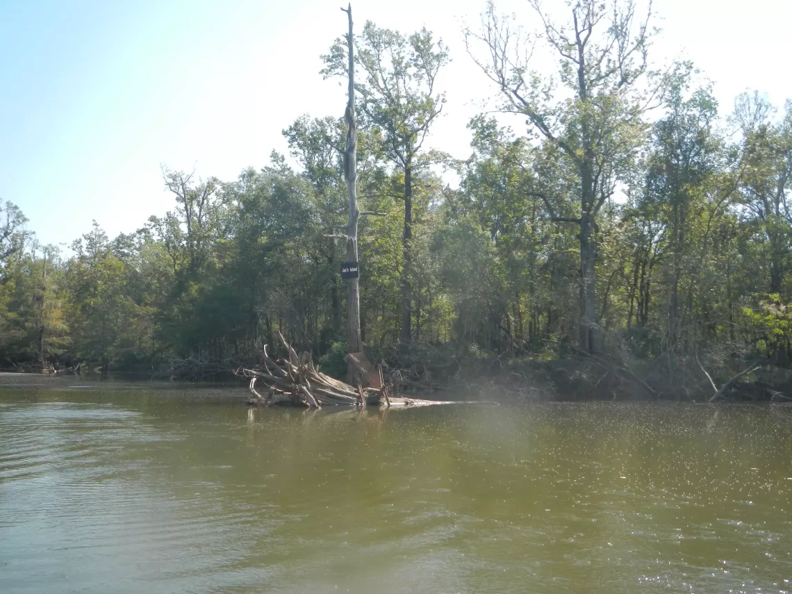 Flood Debris at Jac’s Island