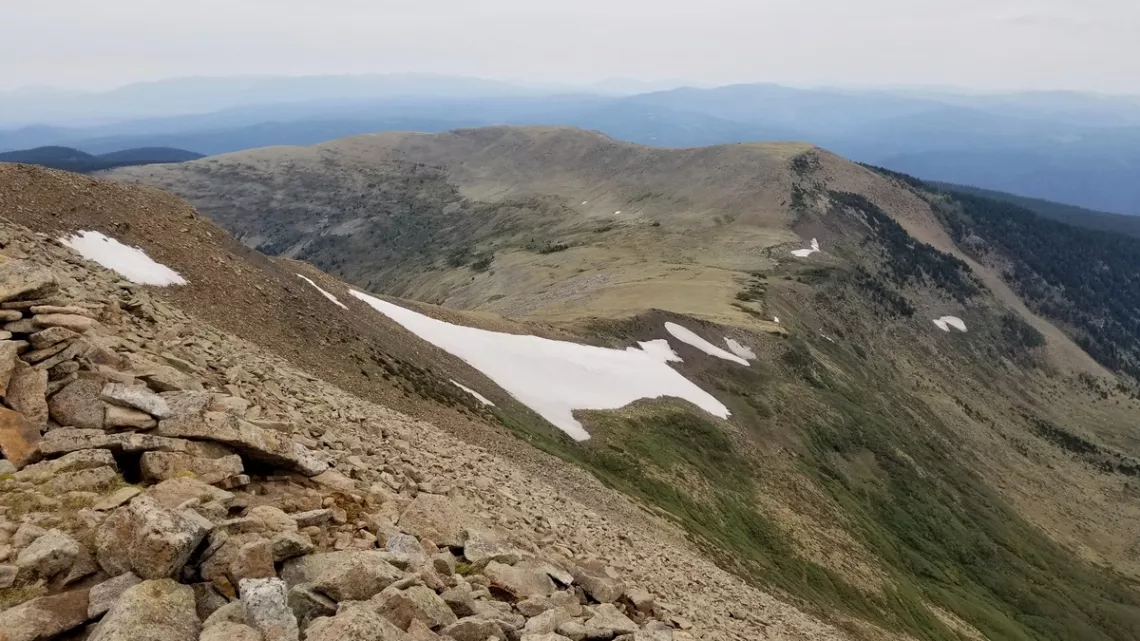 Looking north across Jicarita Peak