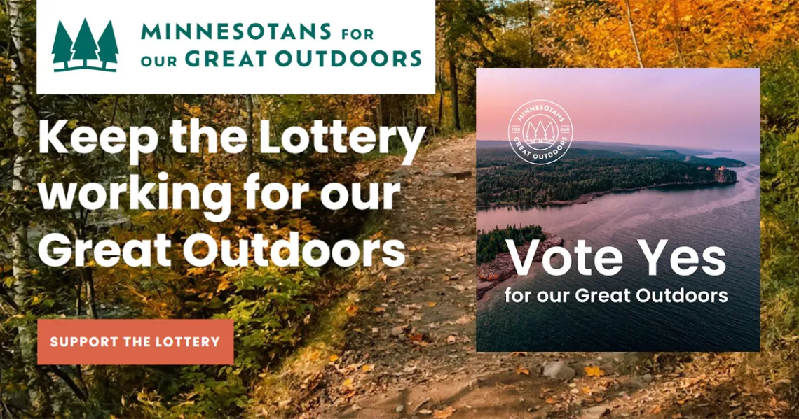 Vote Yes - Keep the Lottery working for our Great Outdoors