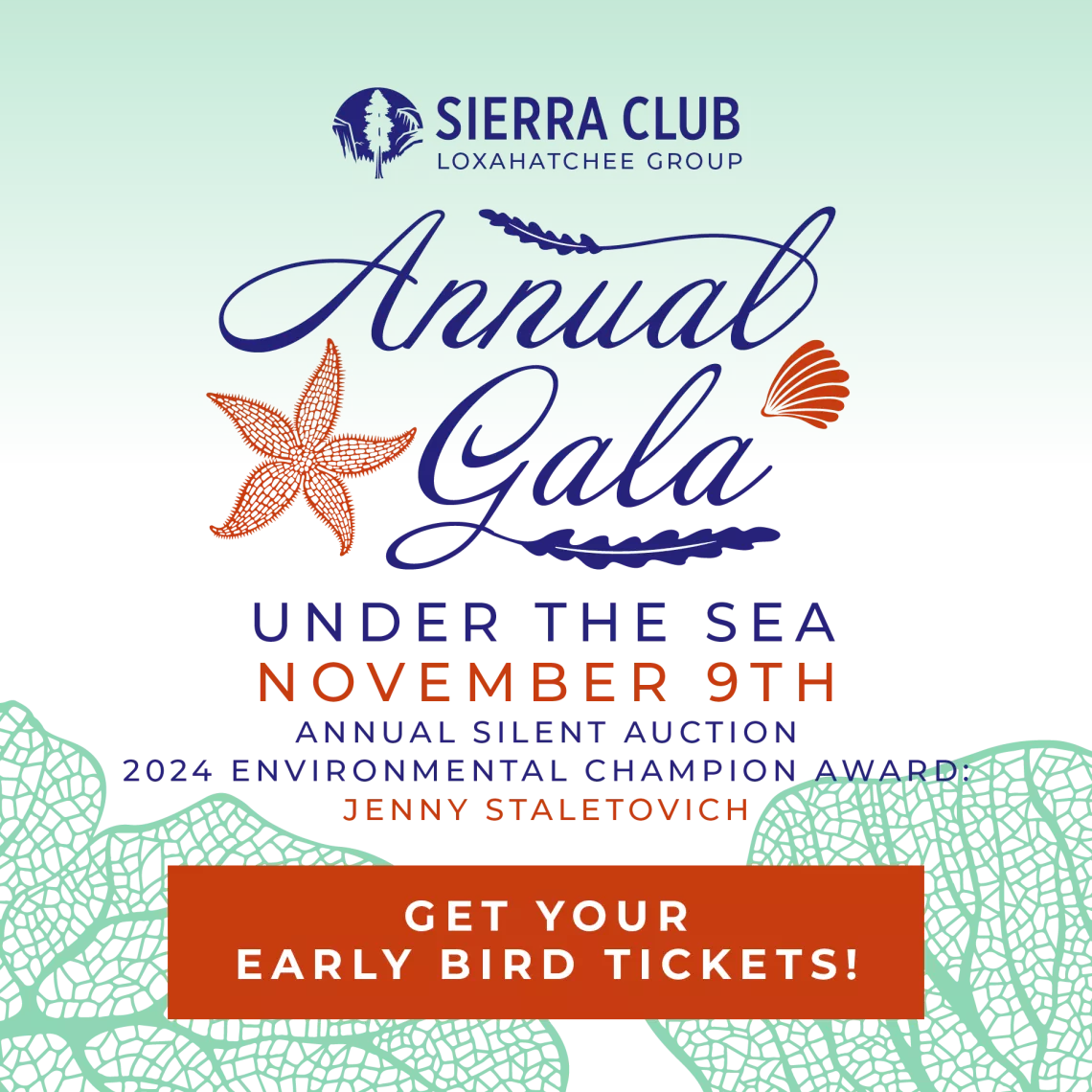 Anuual Gala Under the Sea Logo and Early Bird Tickets