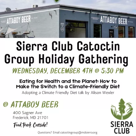 Sierra Club Catoctin Group Holiday Gathering 2024