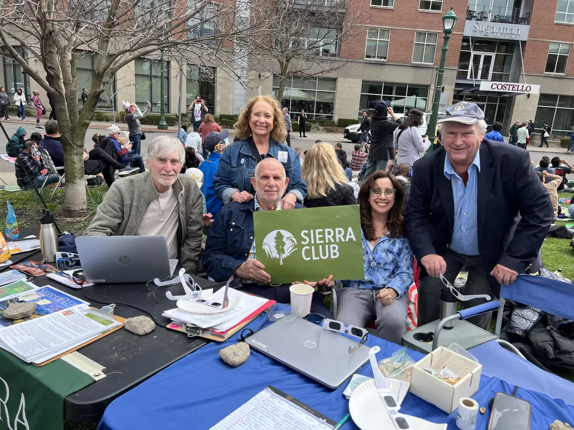 CNNY Group members at an eclipse viewing event in 2024