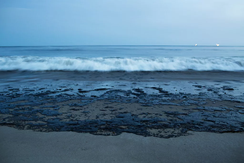 Photo of 2015 Refugio Oil Spill - Credit EDC