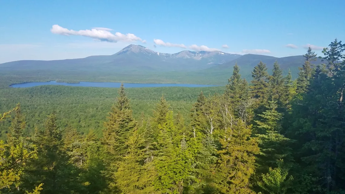 Mt. Katahdin with Baxter Peak 