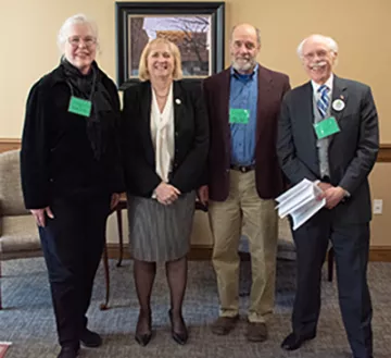 Sierra Club members meet with Becky Duncan Massey on Conservation Education Day