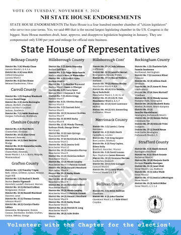 Endorsement of State Reps