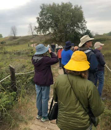 Birders at Kohler-Andrae State Park