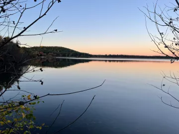 Sunset on Wachusett Reservoir