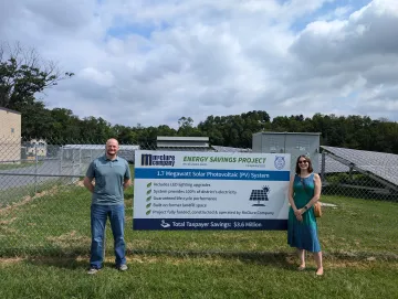 Sierra Club Pennsylvania staff enjoy a tour of Steelton Highspire’s facilities