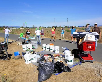 Napa Sierra Club trash cleanup with RCD