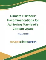 Climate Partners' Recommendations report - image of cover