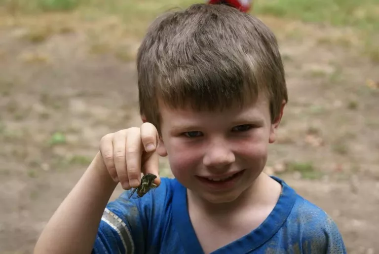 photo of author's child, Jake Buza