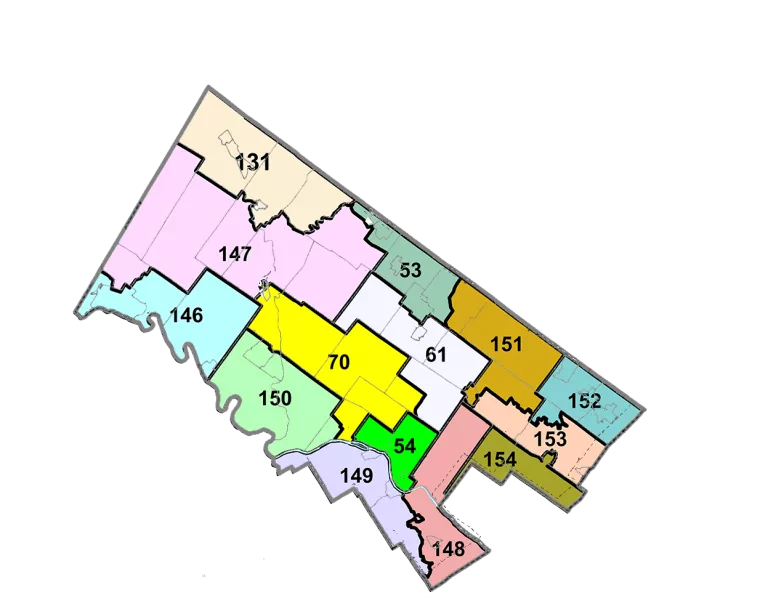 PA House Map Montgomery County