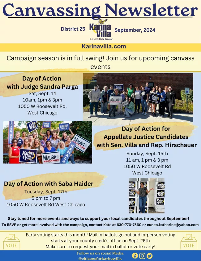 canvassing newsletter