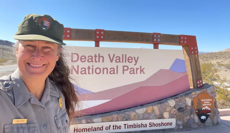 Abby Wines, Park Spokesperson and Management Analyst for Death Valley National Park