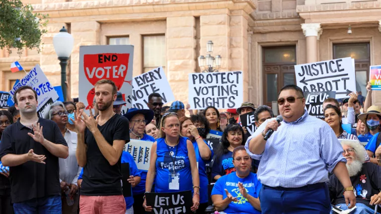 voting rights rally