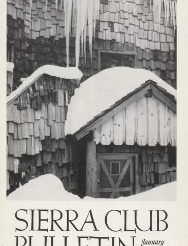 Sierra Club Bulletin January 1952