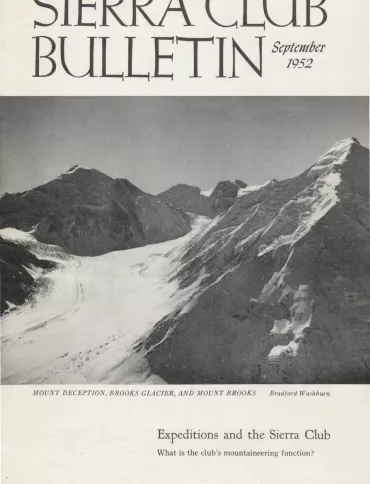Sierra Club Bulletin September 1952