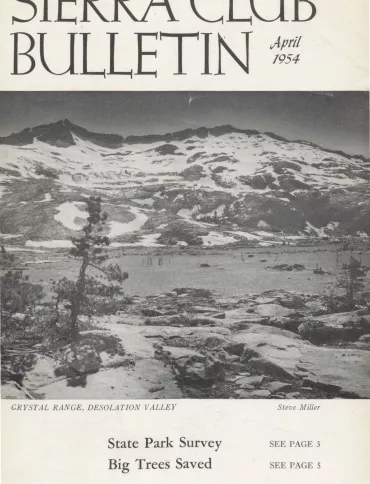 Sierra Club Bulletin April 1954