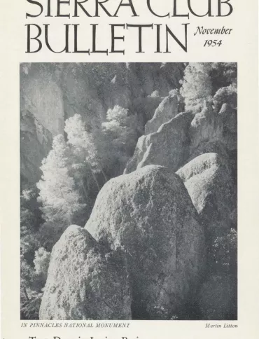 Sierra Club Bulletin November 1954