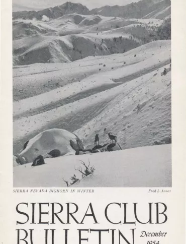 Sierra Club Bulletin December 1954