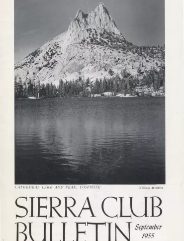 Sierra Club Bulletin September 1955