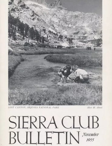 Sierra Club Bulletin November 1955