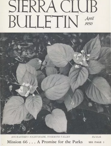 Sierra Club Bulletin April 1956