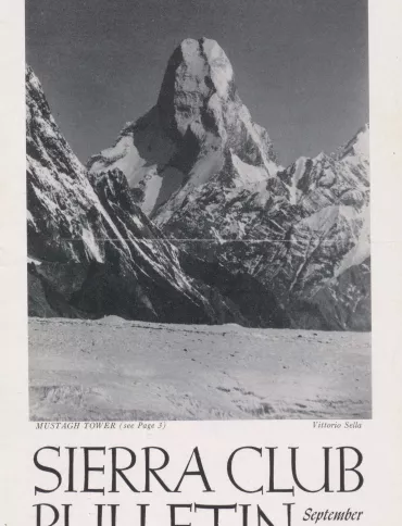 Sierra Club Bulletin September 1956