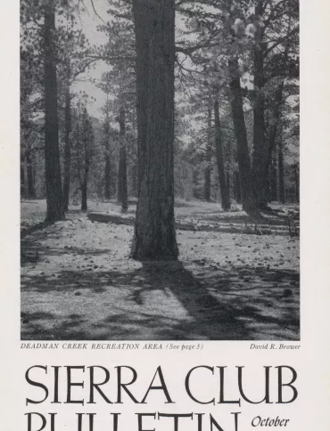 Sierra Club Bulletin October 1956