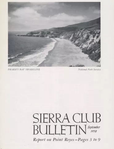 Sierra Club Bulletin September 1958