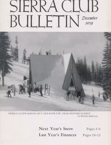 Sierra Club Bulletin December 1958