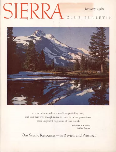 Sierra Club Bulletin January 1960