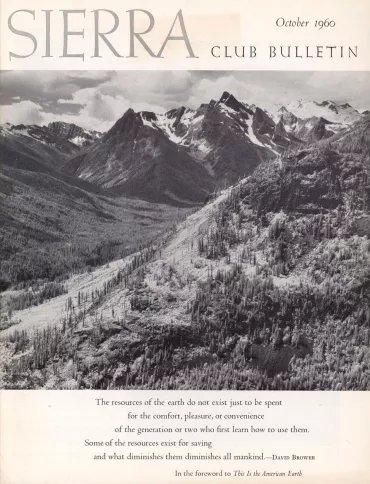 Sierra Club Bulletin October 1960