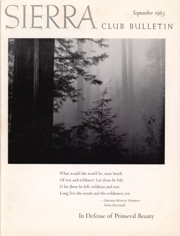 Sierra Club Bulletin September 1963