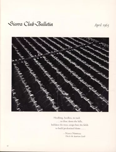 Sierra Club Bulletin April 1965